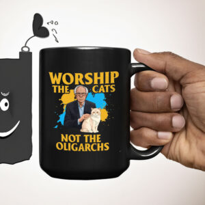 Worship The Cats Not The Oligarchy 2025 Mug
