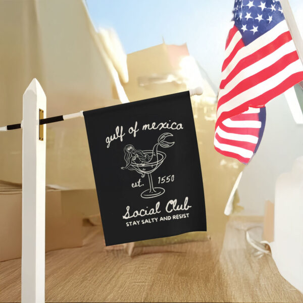 Anti-Trump-Flag,-Gulf-of-Mexico-Flag
