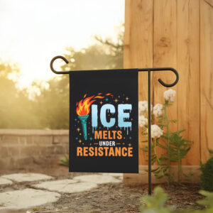 Anti-Trump-Flag,-Ice-Melts-Under-Resistance-Flag-usa