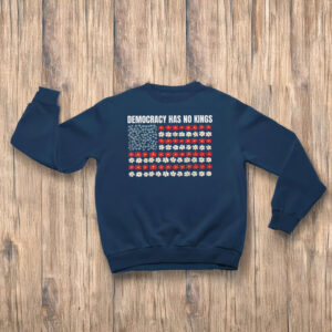 Anti-Trump-T-Shirt,-Democracy-Has-No-Kings-Floral-Shirt-us