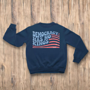 Anti-Trump-T-Shirt,-Democracy-Has-No-Kings-Shirts