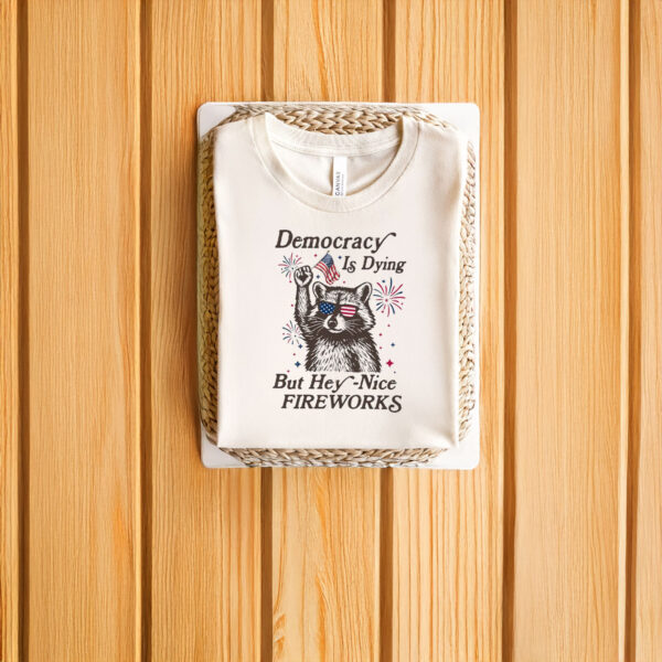 Anti-Trump-T-Shirt,-Democracy-Is-Dying-Shirt