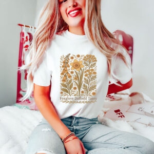 Anti-Trump-T-Shirt,-Foxglove-Daffodil-Tansy-Shirts