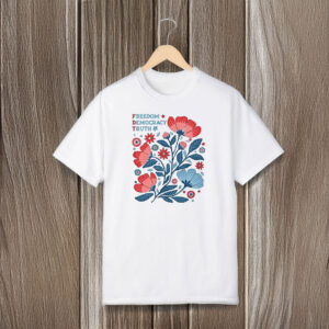 Anti-Trump-T-Shirt,-Freedom-Democracy-Truth-Shirt-us