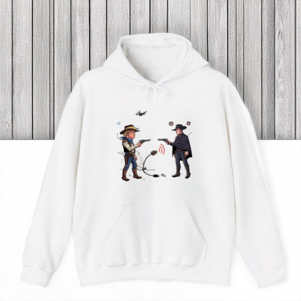 Anti-Trump-T-Shirt,-Funny-Elon-Musk-vs-Donald-Trump-Cartoon-Shirt