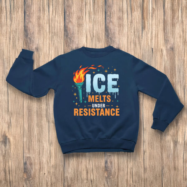 Anti-Trump-T-Shirt,-Ice-Melts-Under-Resistance-Shirts