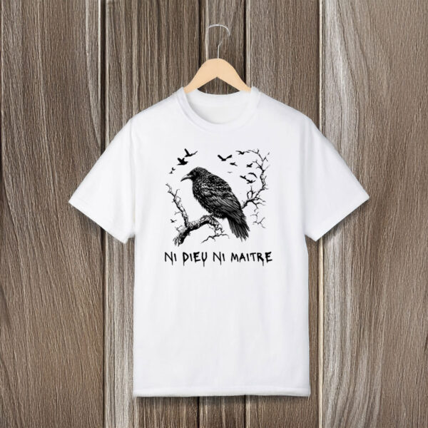Anti-Trump-T-Shirt,-Ni-Dieu-Maitre-Shirts