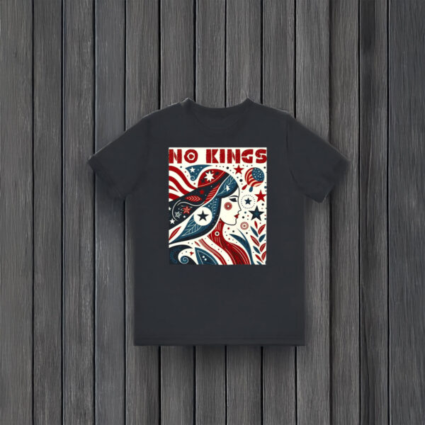 Anti-Trump-T-Shirt,-No-Kings-Activist-Shirt