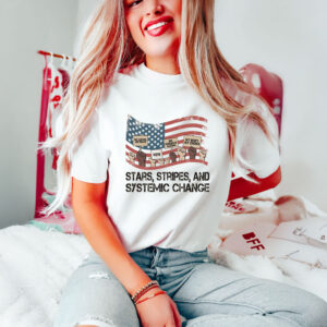 Anti-Trump-T-Shirt,-Stars-Stripes-&-Systemic-Change-Shirts