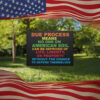 Due Process Yard Sign