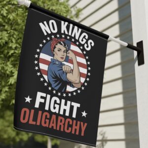 No Kings Fight Oligarchy Flag