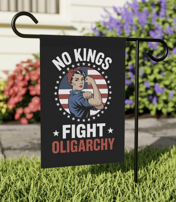 No Kings Fight Oligarchy Flag