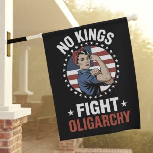 No Kings Fight Oligarchy Flag