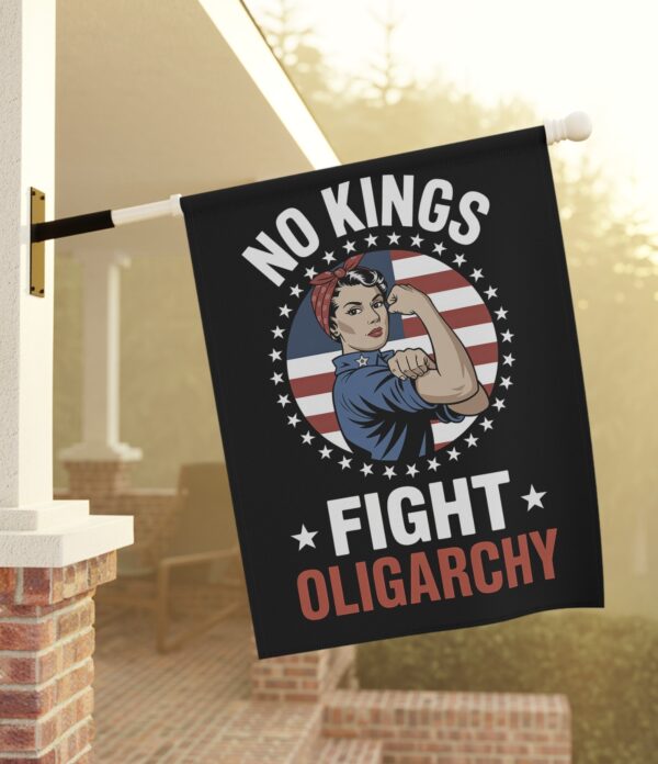 No Kings Fight Oligarchy Flag