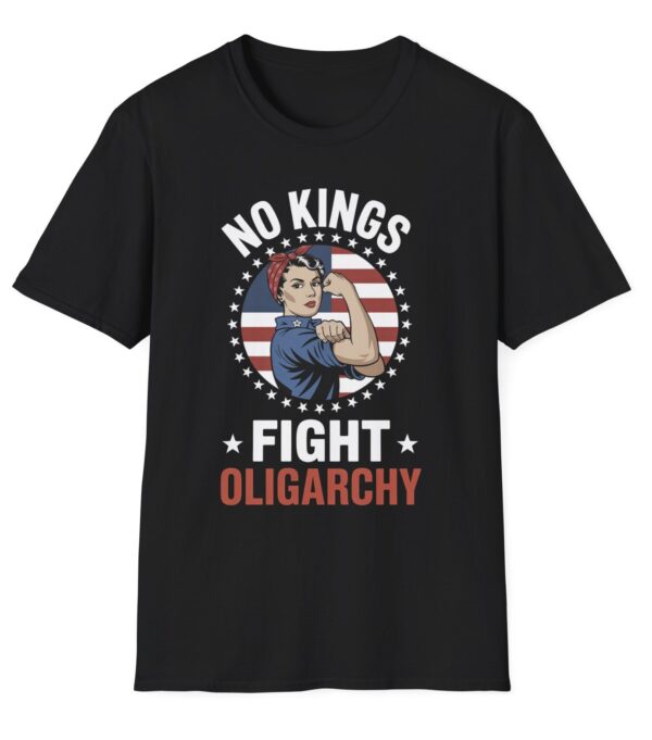 No Kings Fight Oligarchy Resist T-Shirt