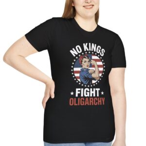 No Kings Fight Oligarchy Resist T-Shirt