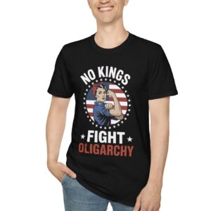 No Kings Fight Oligarchy Resist T-Shirt