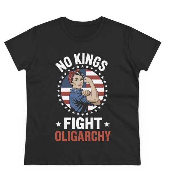 No Kings Fight Oligarchy Women's T-Shirt