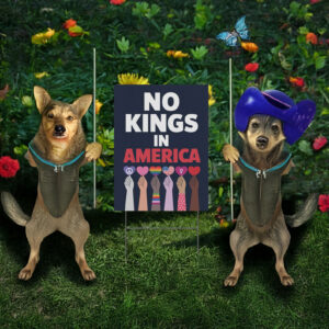 No Kings In America Since 1776 Protest Sign
