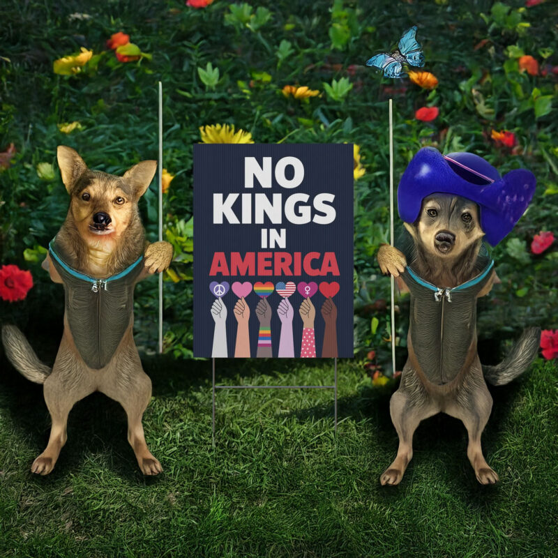 No Kings In America Since 1776 Protest Sign